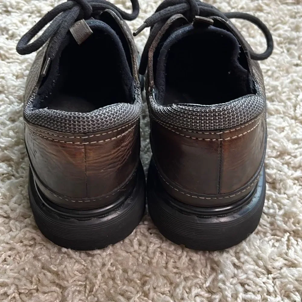 Dr. Martens Vintage Brown Lace-up Shoes Made in England AW004 Mens Size 8